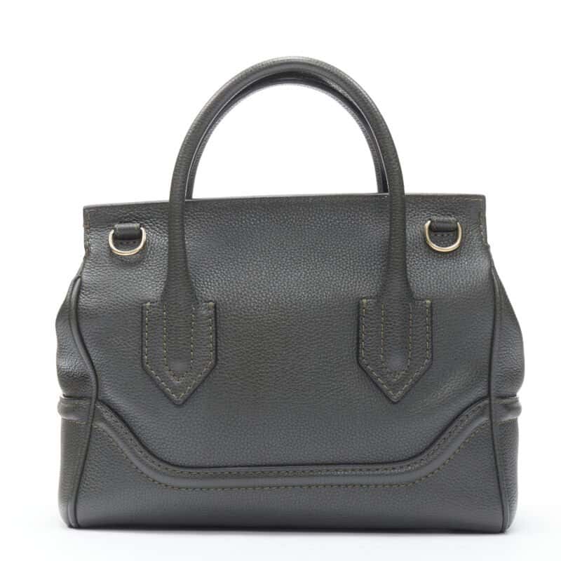 Versace Medusa Crossbody Bag Green Leather Very good condition - Model View