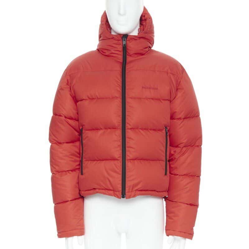 Balenciaga Red Nylon Puffer Red Never worn, with tag - Inside View