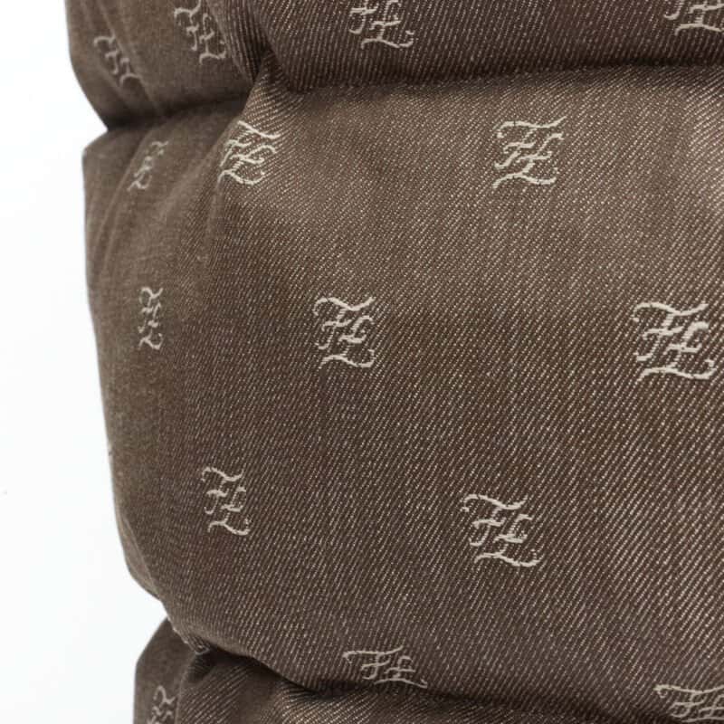 Fendi Zucca Puffer Vest Brown Cotton Never worn, with tag - Back View