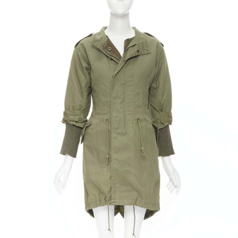 Junya Watanabe Green Fisherman Coat Green Cotton Very good condition - Front View