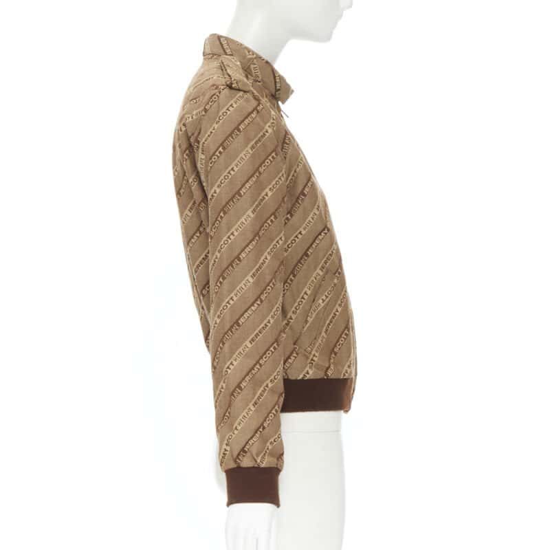 Jeremy Scott Brown Aviator Bomber Brown Cotton Fair condition - Box View