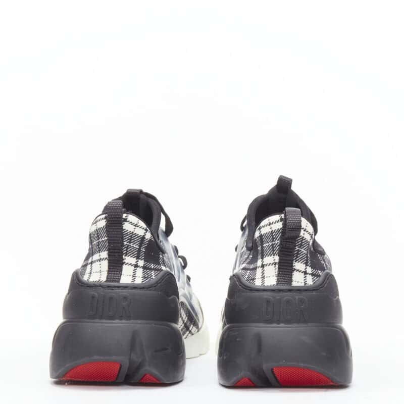 Christian Dior Check Chunky Sneakers Grey Very good condition - Box View