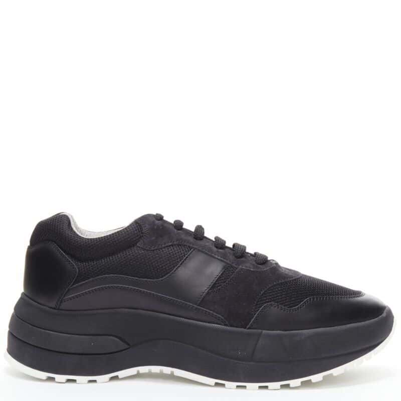 Celine Platform Dad Sneakers Black Leather Never worn - Back View