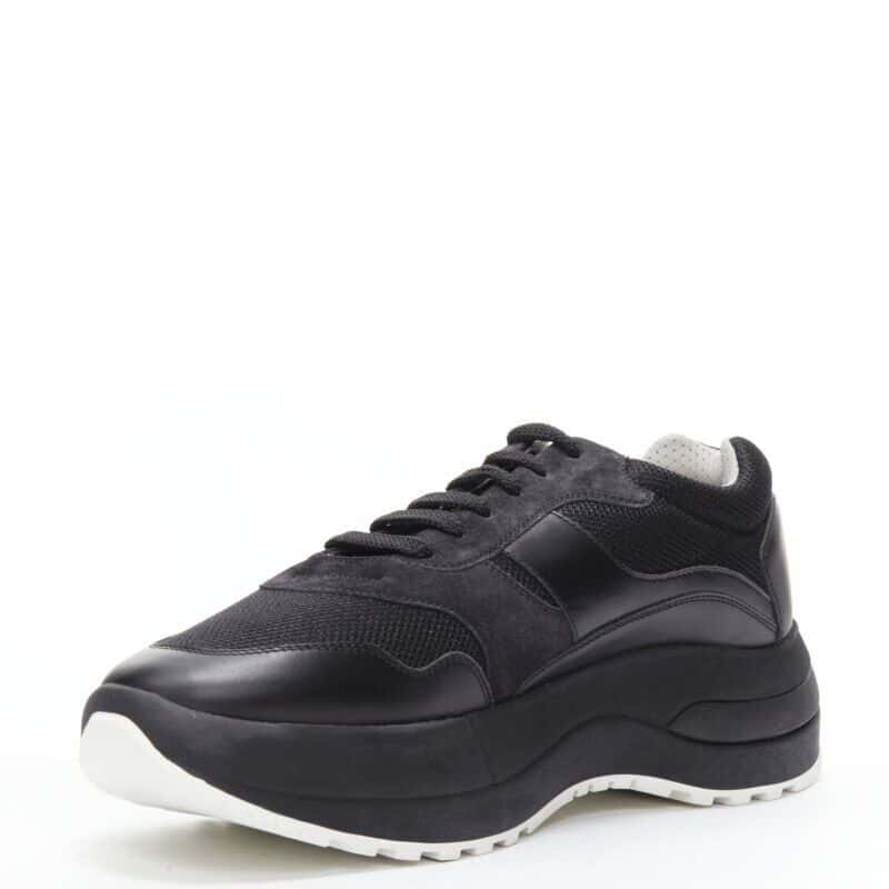 Celine Platform Dad Sneakers Black Leather Never worn - Box View