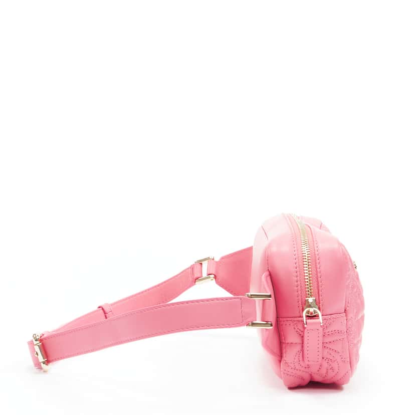 Versace Pink Baroque Waist Bag Pink Leather Never worn, with tag - Inside View