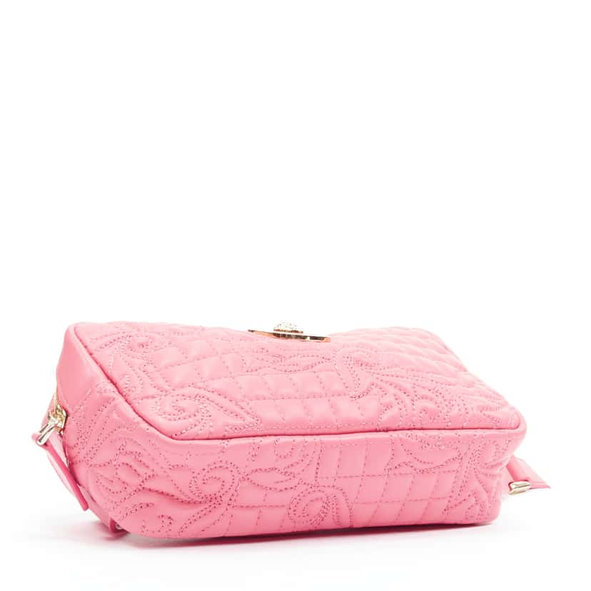 Versace Pink Baroque Waist Bag Pink Leather Never worn, with tag - Box View
