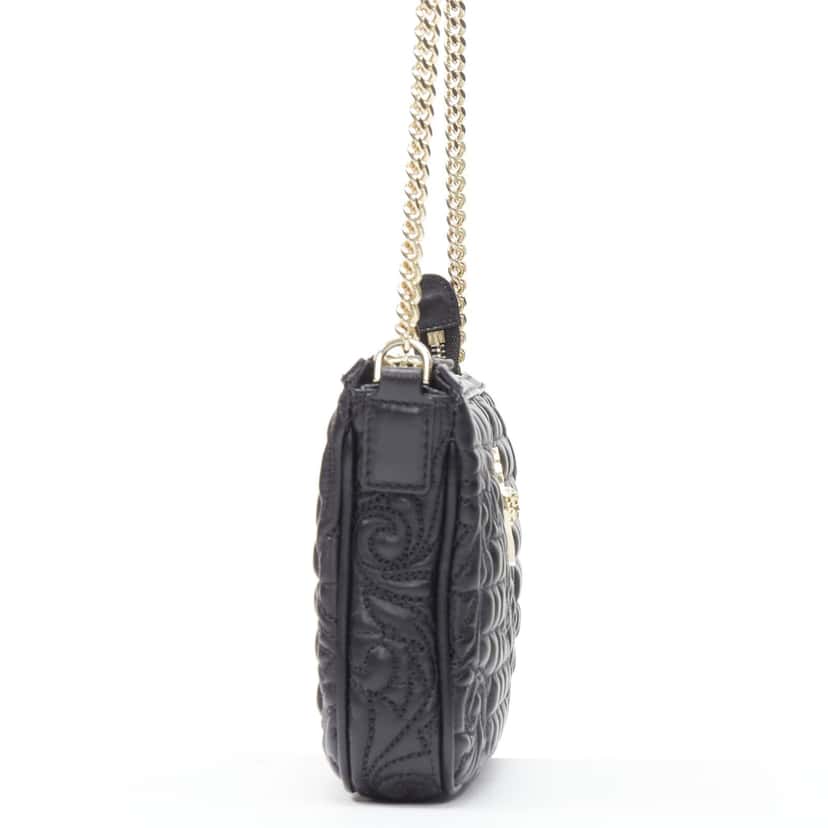 Versace Vanitas Black Leather Never worn, with tag - Model View