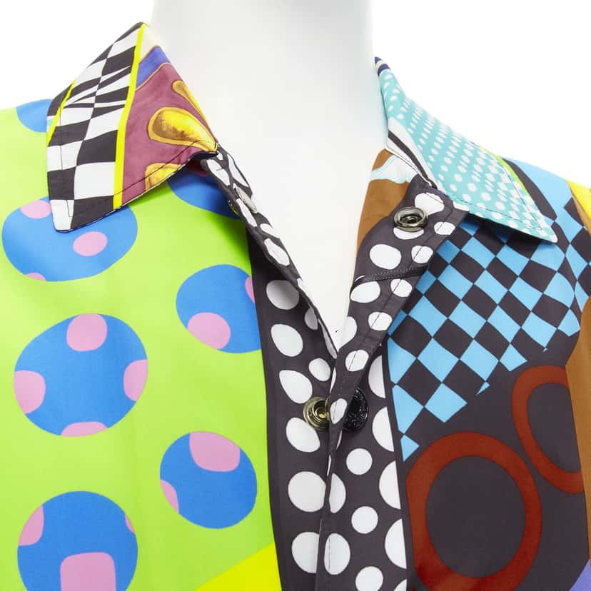 Versace Temple Print Jacket MultiColor Never worn, with tag - Back View