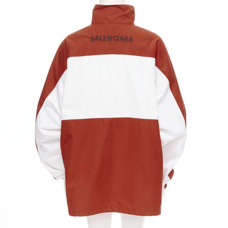 Balenciaga Red Logo Track Jacket Red Cotton Never worn, with tag - Box View