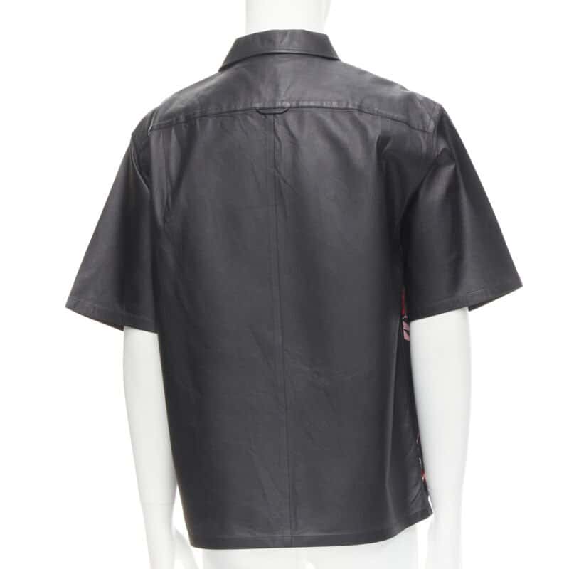 Prada Rose Bolt Shirt Black Cotton Very good condition - Box View