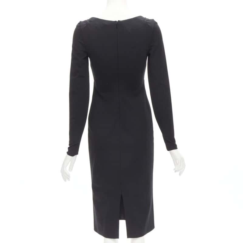 Versace Medusa Harness Dress Black Viscose Never worn, with tag - Box View
