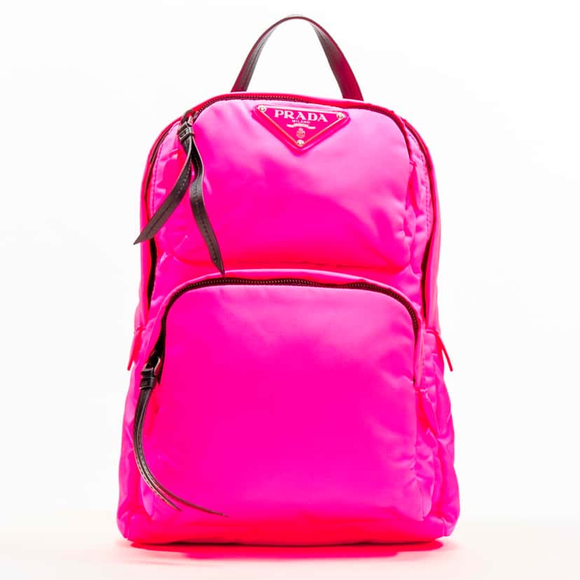 Prada Tessuto Nylon Pink Very good condition - Front View