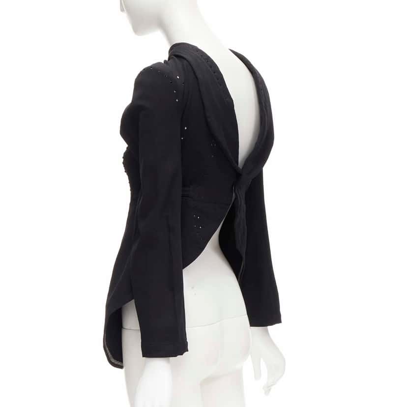 Comme Des Garcons Black Lace Jacket Black Polyester Very good condition - Box View