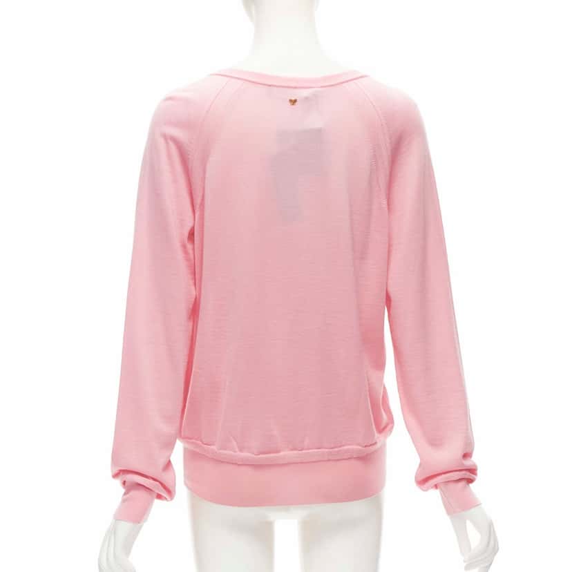 Versace Medusa Button Cardigan Pink Wool Never worn, with tag - Box View