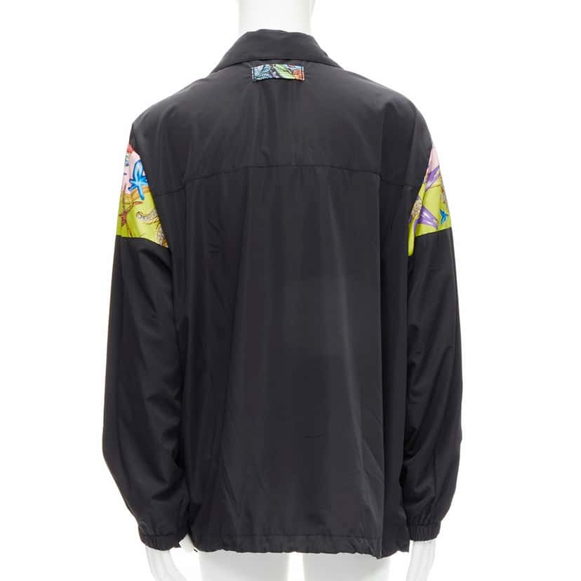 Versace Black Starfish Jacket Black Polyester Never worn, with tag - Box View