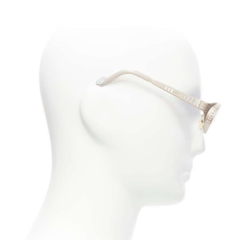 Jean Paul Gaultier Steampunk Sunglasses Blue Metal Fair condition - Inside View