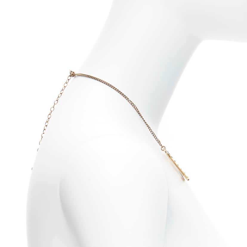 Gucci Gradient Pendant Necklace MultiColor Metal Very good condition - Model View