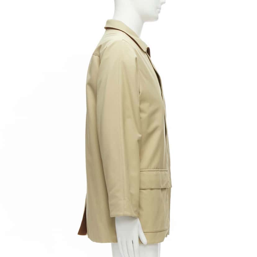 Loro Piana Beige Longline Coat Beige Very good condition - Box View
