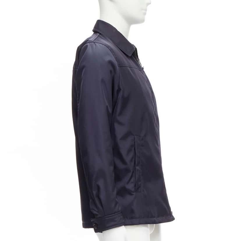 Prada Navy Minimal Jacket Navy Never worn, with tag - Box View