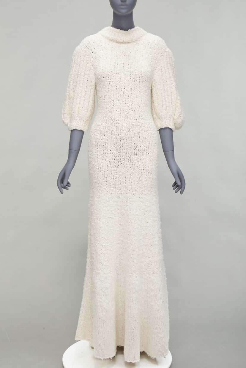 Cecilie Bahnsen Latifa Ecru Silk Never worn, with tag - Inside View