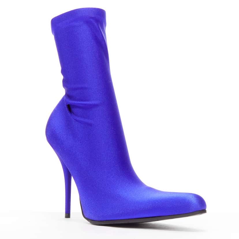 Balenciaga Sock boot Blue Never worn - Back View
