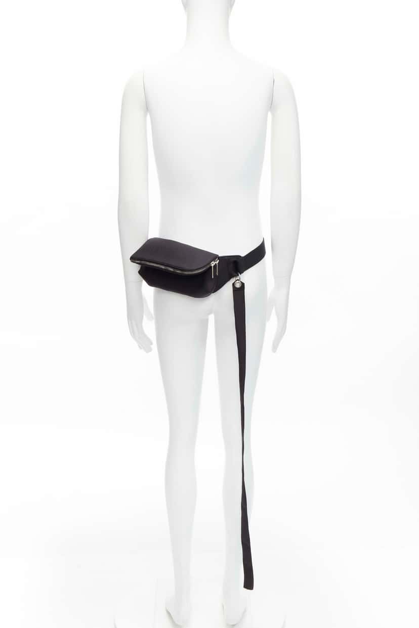 Rick Owens Neoprene Belt Bag Black Never worn, with tag - Back View