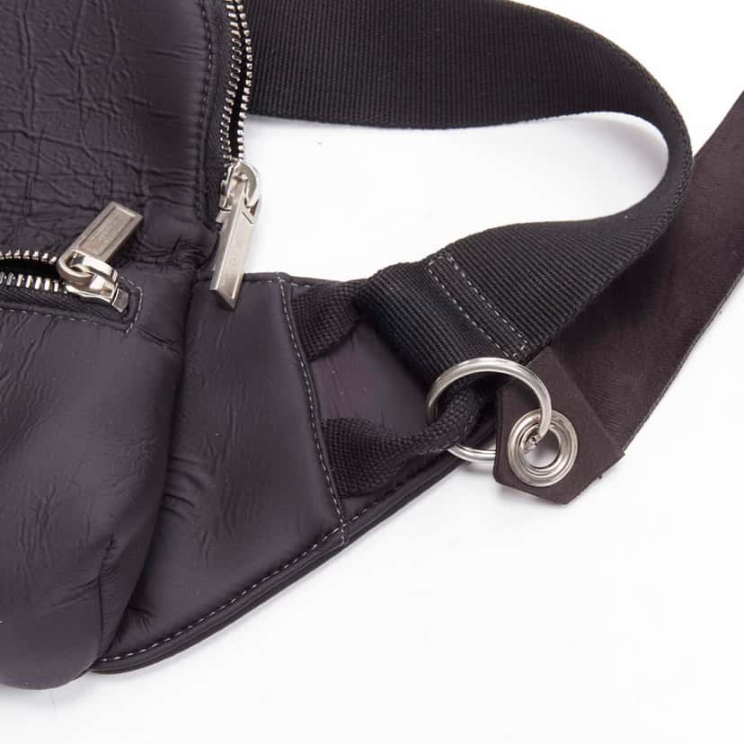 Rick Owens Neoprene Belt Bag Black Never worn, with tag - Model View