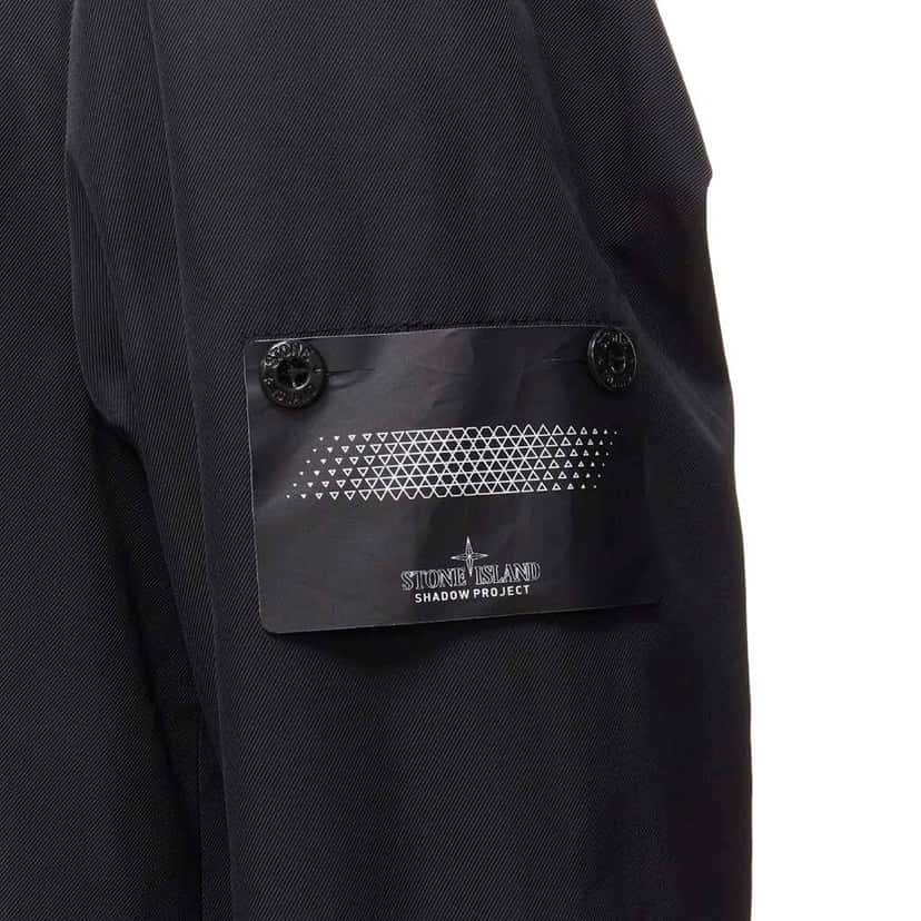Stone Island Black Technical Blazer Black Very good condition - Back View