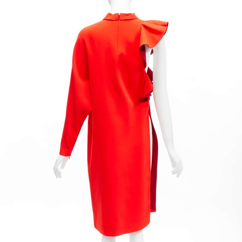 Givenchy Metal Ruffle Tunic Red Never worn - Box View