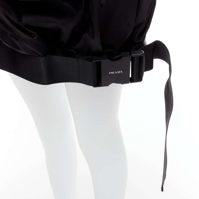 Prada Bubble Pocket Skirt Black Very good condition - Back View