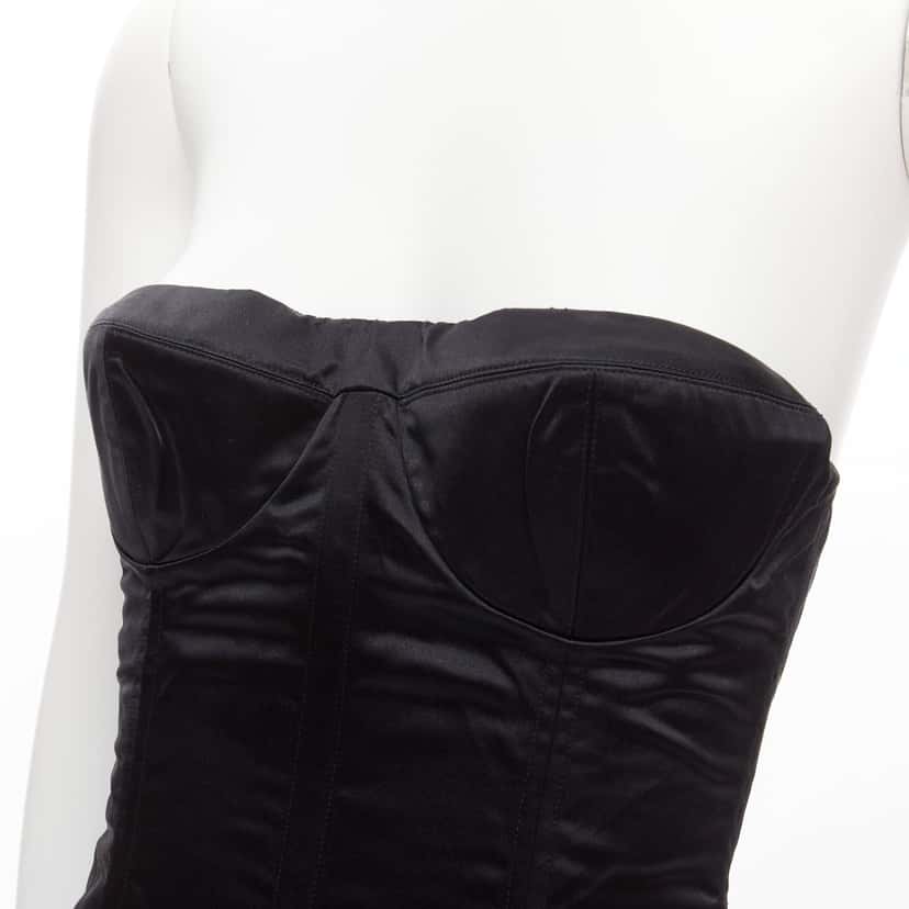 Gucci 3D Conical Bra Black Silk Never worn, with tag - Back View