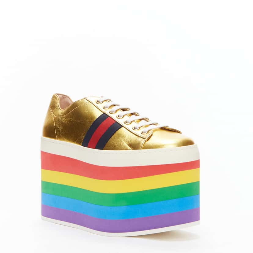 Gucci Peggy MultiColor Leather Very good condition - Back View