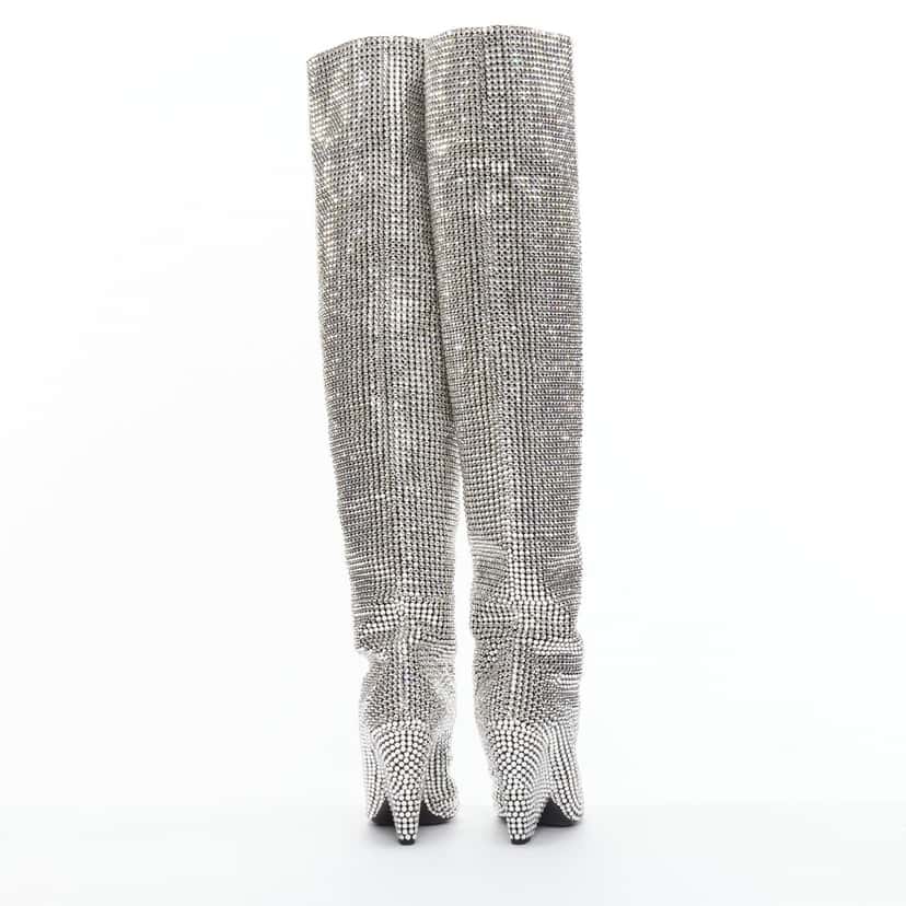 Saint Laurent Niki 105 Silver Leather Never worn - Box View