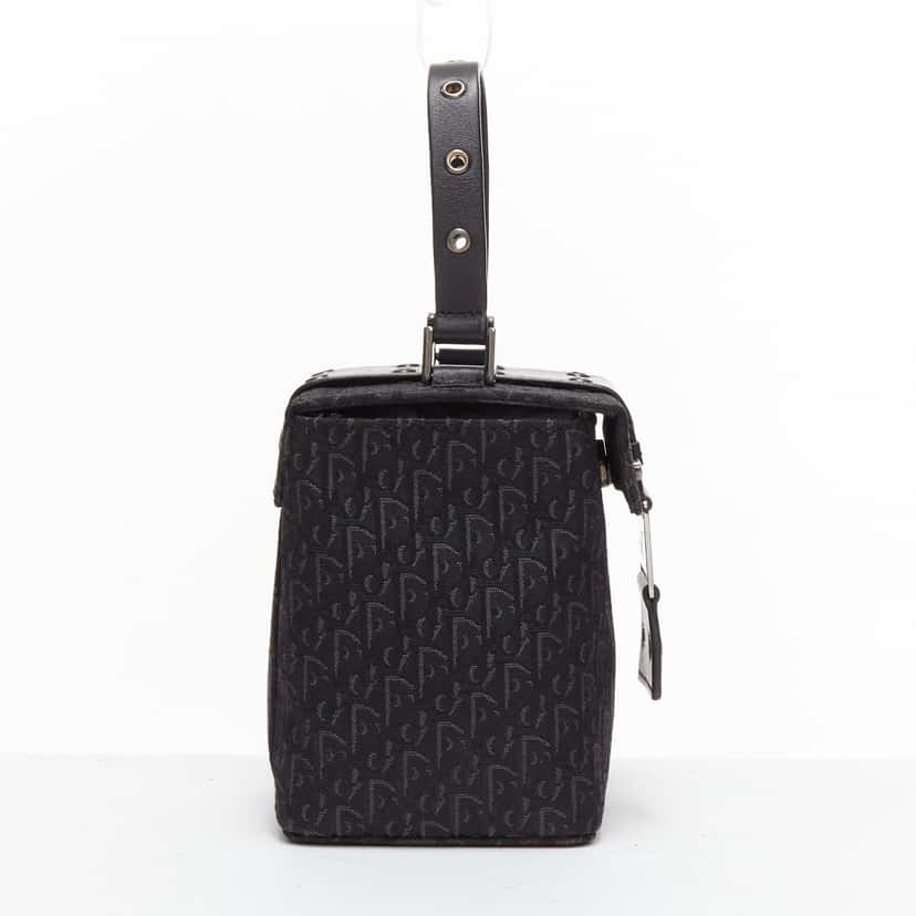 Christian Dior Galliano Box Bag Black Very good condition - Model View