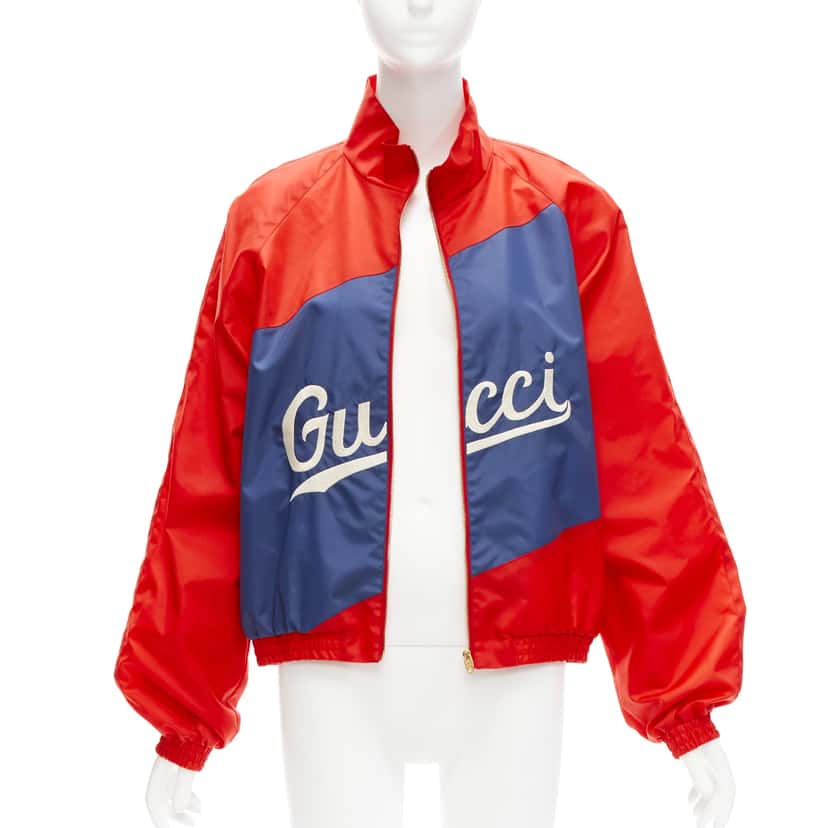 Gucci Red Coach Jacket Red Polyamide Good condition - Inside View