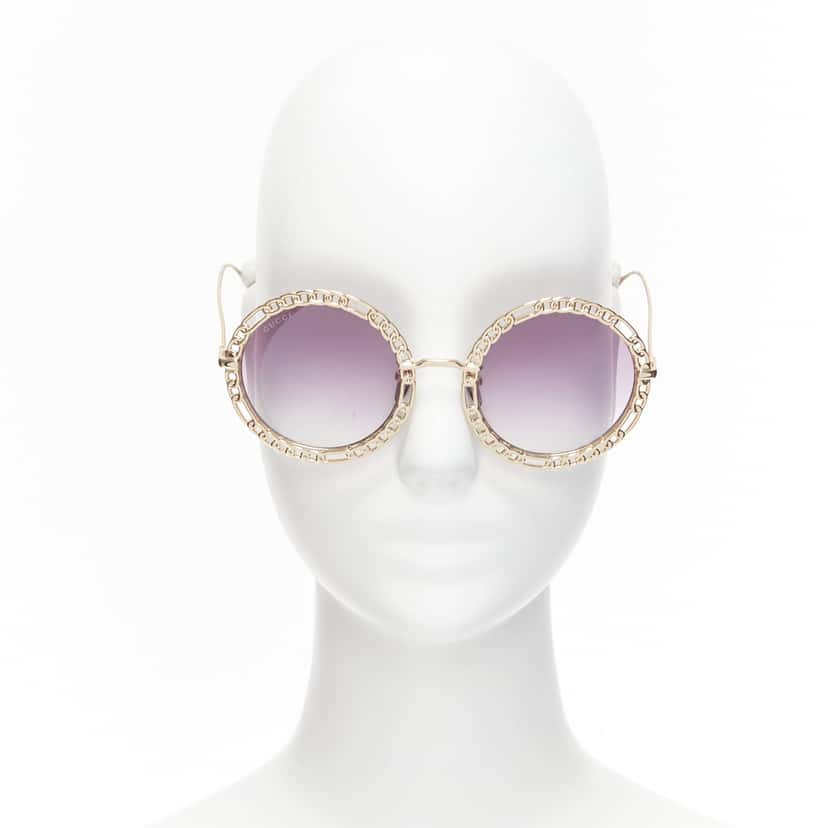 Gucci GG1113S Gold Metal Never worn - Front View