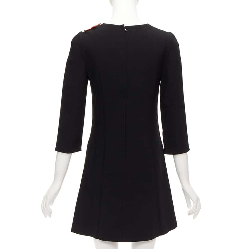 Dolce & Gabbana Roma Warrior Dress Black Viscose Good condition - Box View