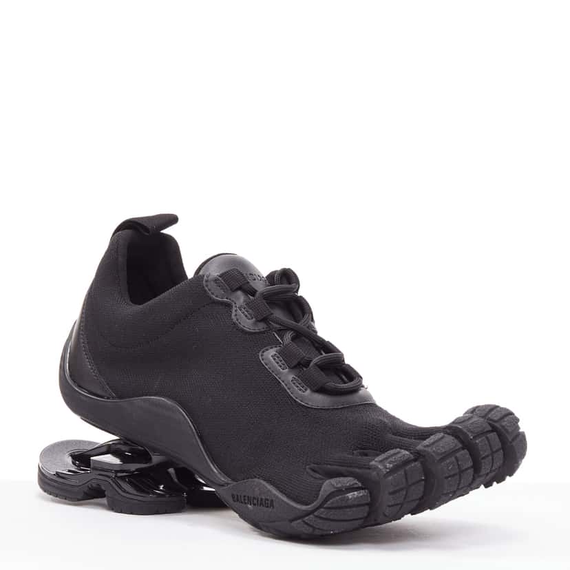 Balenciaga Vibram Toe Sneakers Black Very good condition - Back View