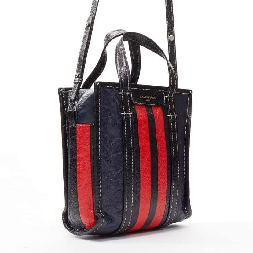 Balenciaga Bazar Navy Leather Good condition - Inside View