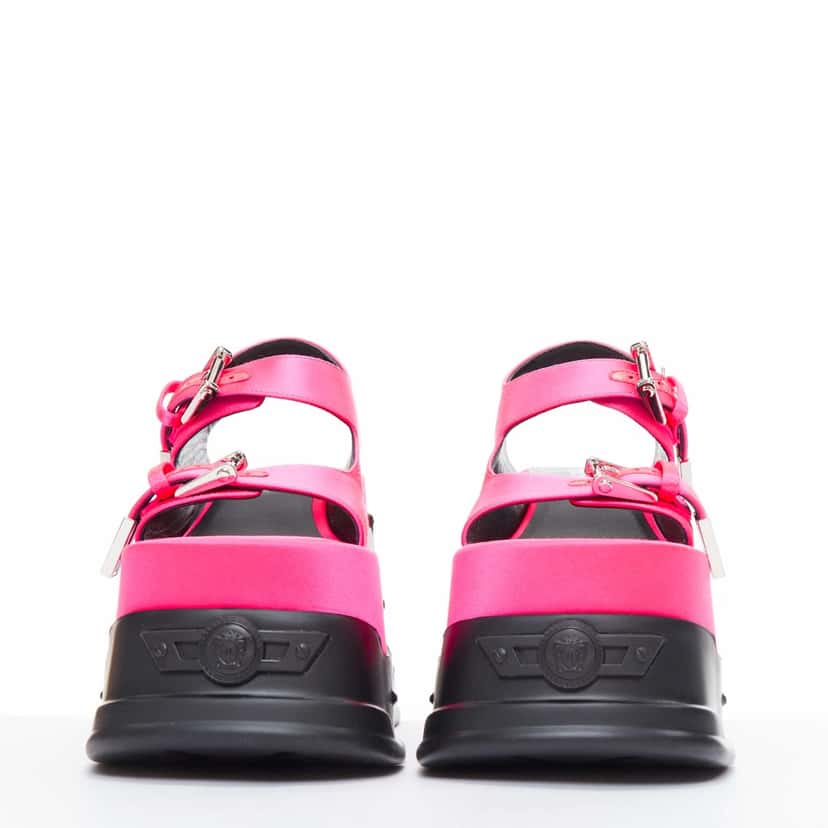 Versace Anthem Pink Sandals Pink Never worn - Inside View