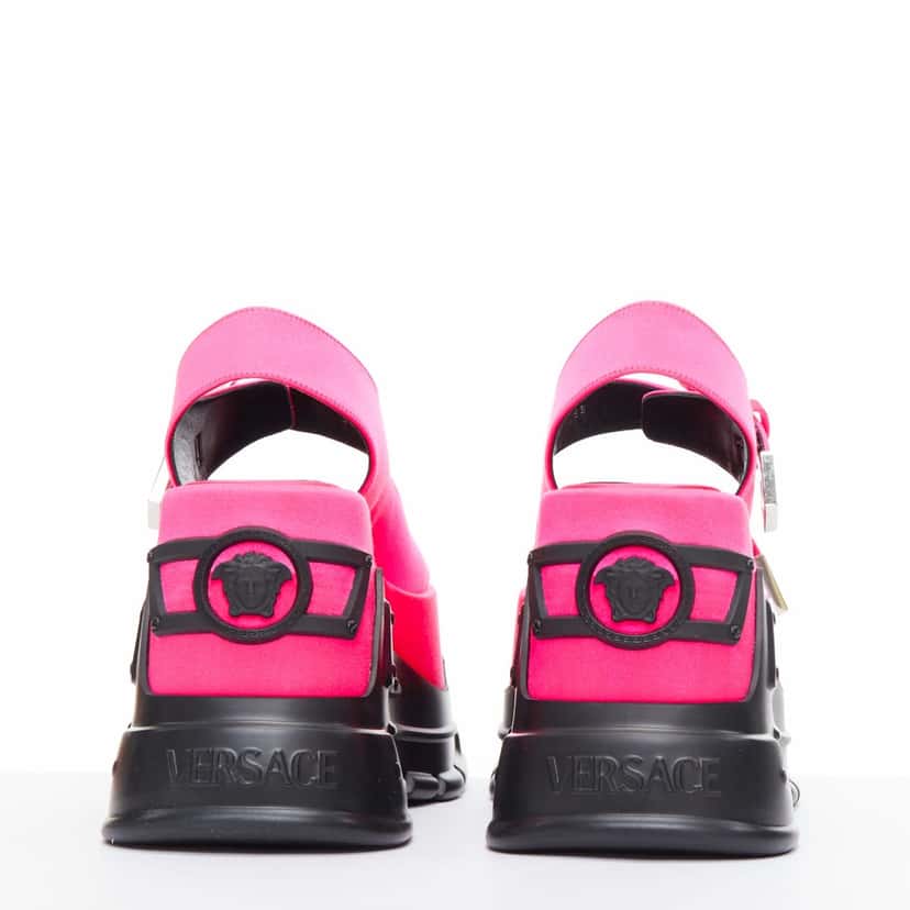 Versace Anthem Pink Sandals Pink Never worn - Box View
