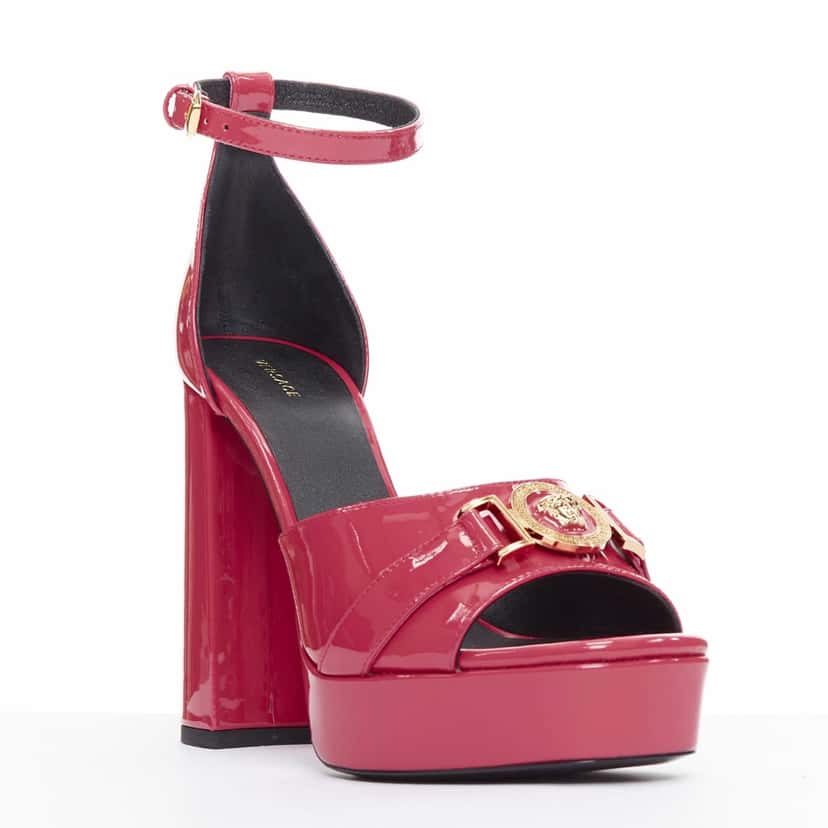 Versace Tribute Pink Sandals Pink Never worn - Back View