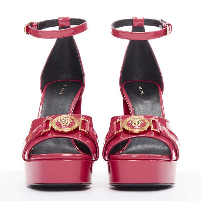 Versace Tribute Pink Sandals Pink Never worn - Inside View