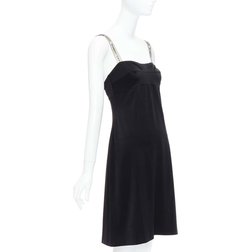Dolce & Gabbana PVC Strap Dress Black Polyamide Very good condition - Inside View