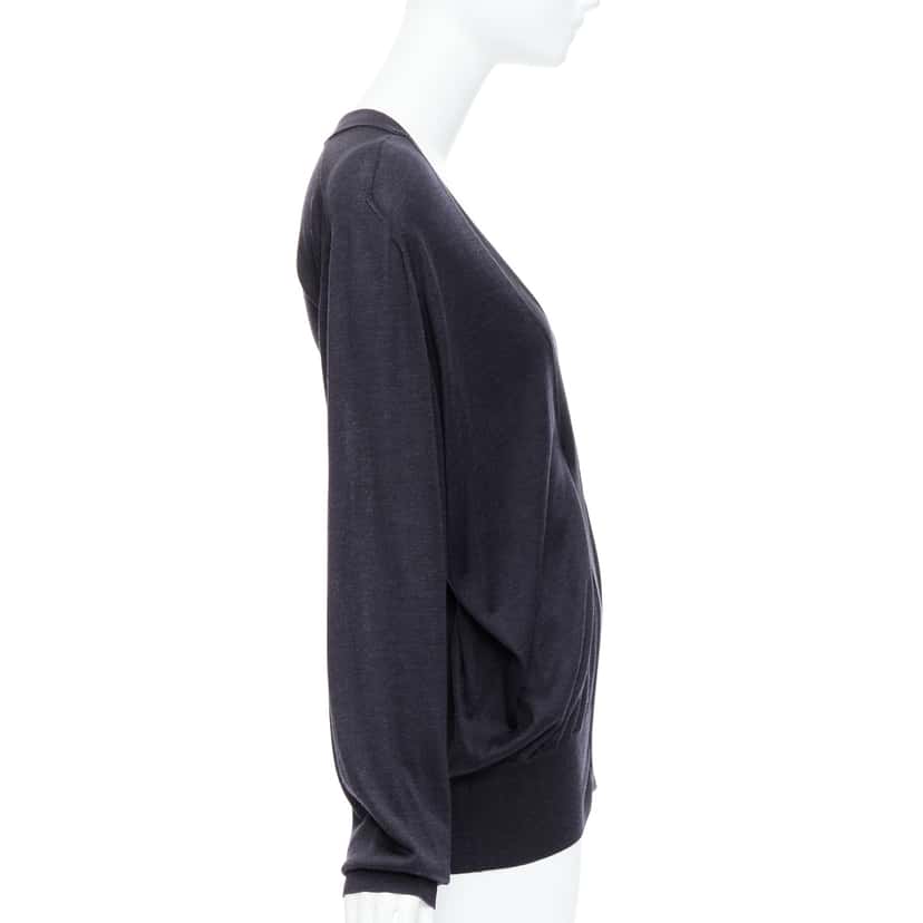 Maison Martin Margiela Layered Deconstructed Sweater Black Silk Never worn - Model View