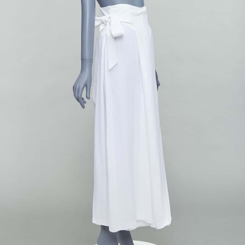 Gianfranco Ferre Wrap Tie Pants White Good condition - Inside View