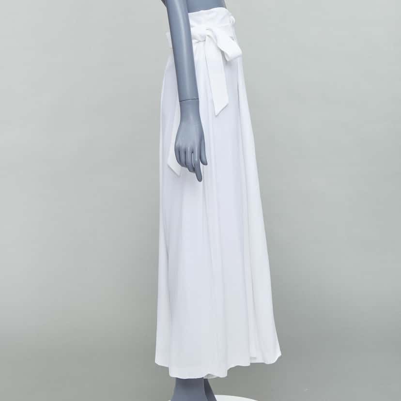 Gianfranco Ferre Wrap Tie Pants White Good condition - Model View