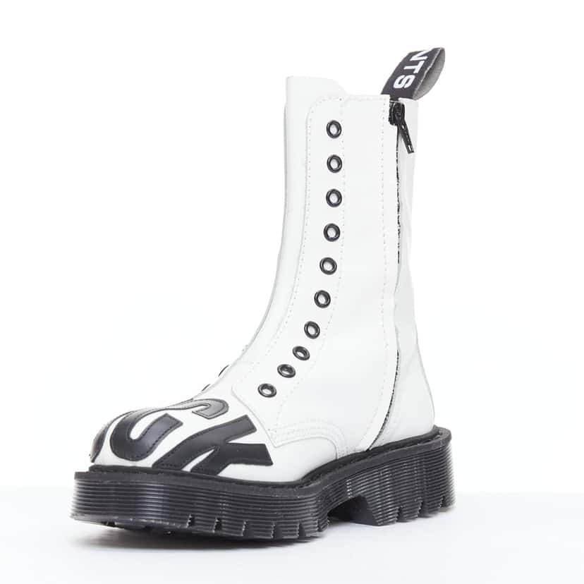 Vetements VTMNTS F OFF black White Leather Fair condition - Model View