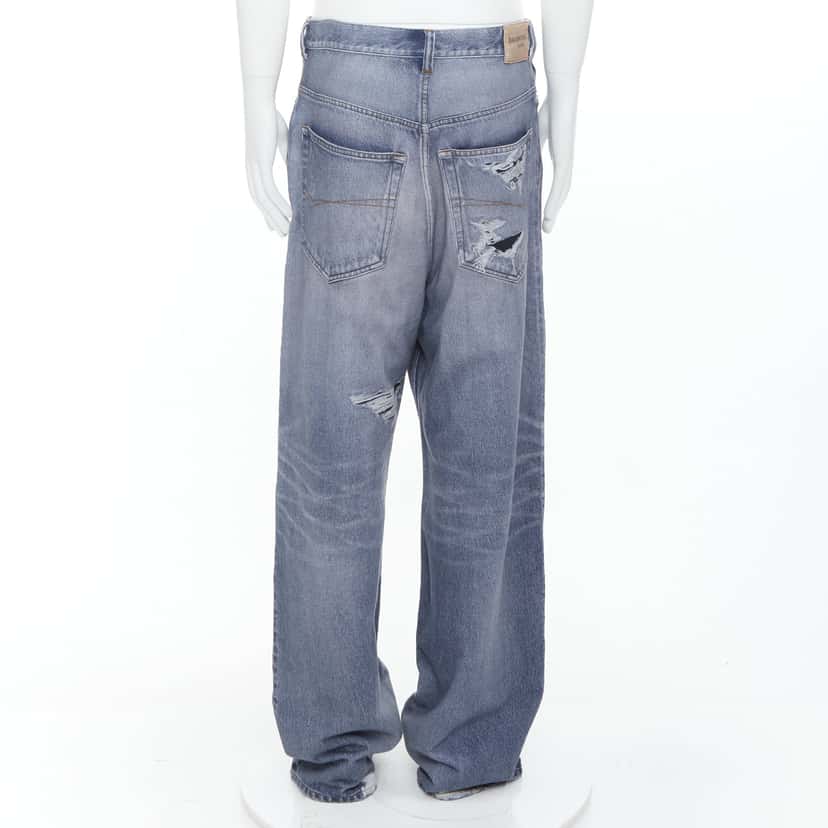 Balenciaga Trompe Sweatpants Blue Cotton Never worn, with tag - Box View