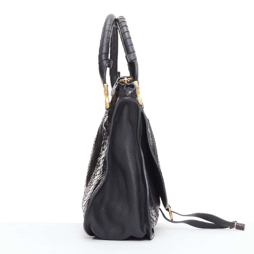 Chloe Marcie Black Leather Very good condition - Model View